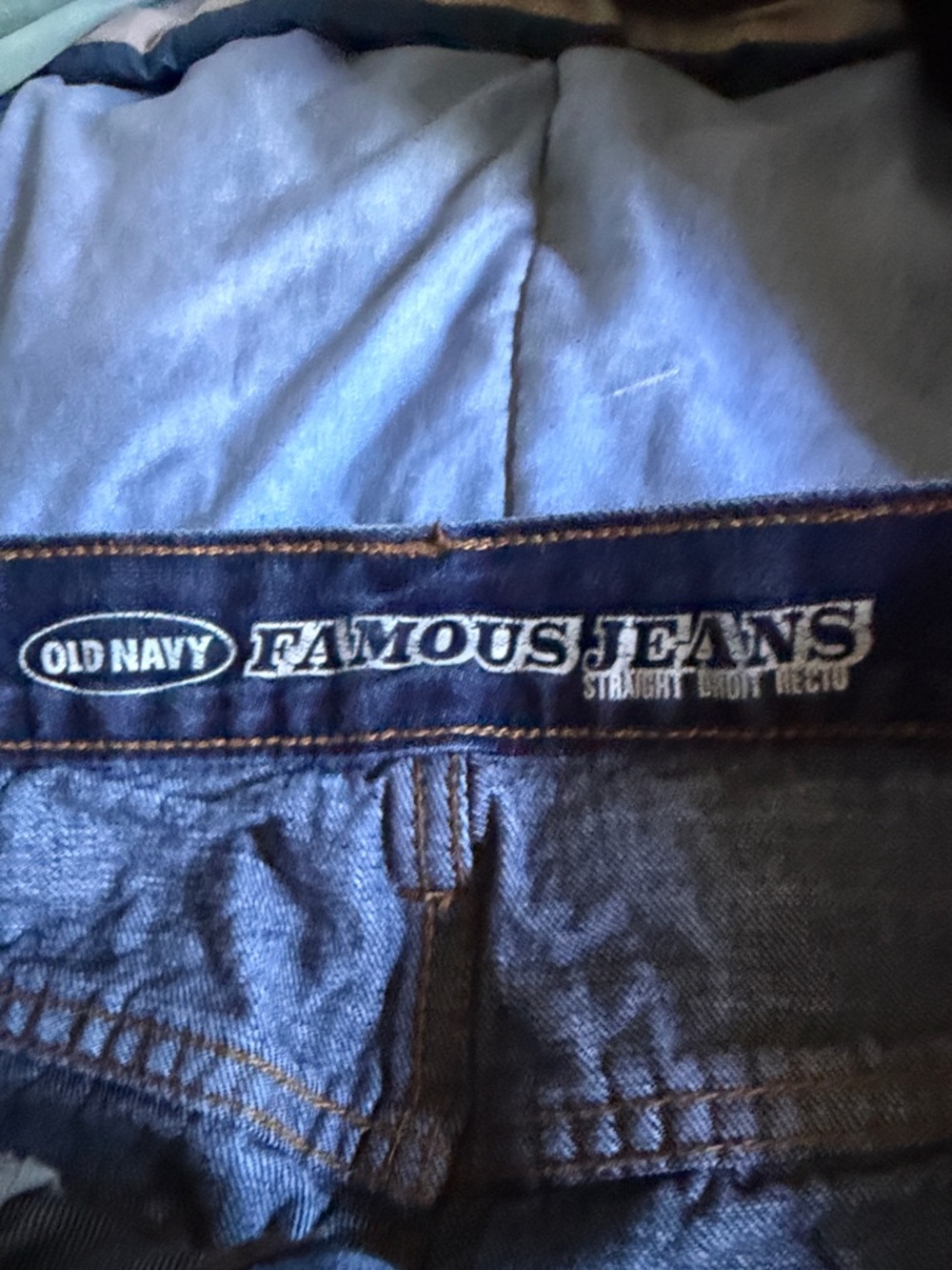 Old Navy Dark Blue Straight Famous Jeans